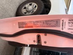 General Appearance with Motor Vehicle Safety Standards Label