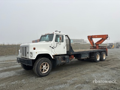 Atlas 6391 lb Knuckle Boom on 1980 Interntional F2574 6x4 Camion à flèche