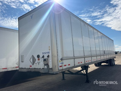 2012 Vanguard 53 ft x 102 in T/A Van Trailer