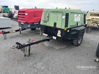 2015 Sullair 260DPQ 260 cfm Mobile Luftkompressor