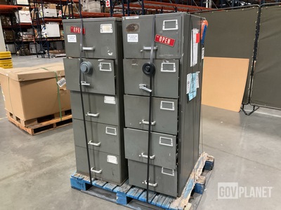 (2) Mosler SF-C5 Filing Cabinet Safes