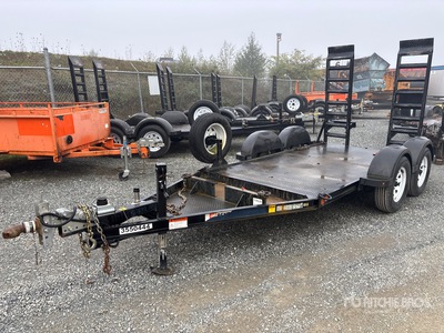 2022 Miska 10 ft T/A Equipment Trailer