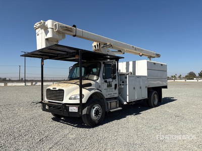 2022 Terex XTPRO60/70 70 ft on 2023 Freightliner M2 Forestry Chipper Body Bucket Truck