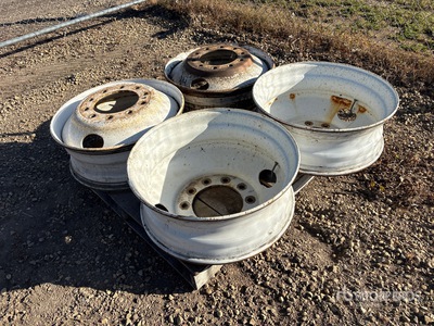 Quantity of (4) Steel Rims - Fits Truck