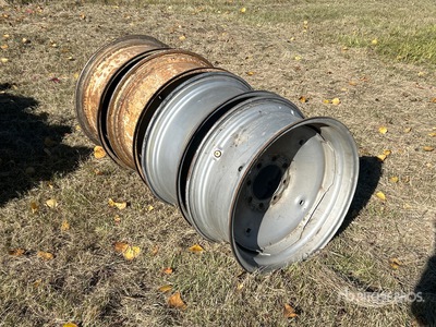 Quantity of (4) 25 in Steel Wheels