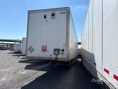 2015 Wabash 53 ft x 102 in T/A Van Trailer