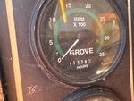 Upper Control Station with Hour Meter Reading
