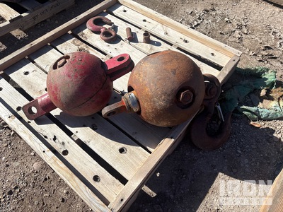 Quantity of (2) 10 ton Overhaul Ball