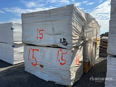 Quantity of (8) Pallets of 4 ft x 8 ft Iso Panels