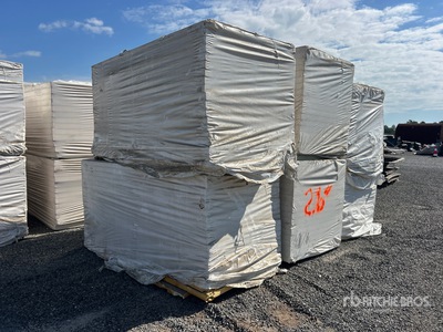 Quantity of (6) Pallets of 4 ft x 8 ft Iso Panels