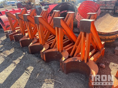 Quantity of (12) EFFCO Pipe Pile Support Brackets
