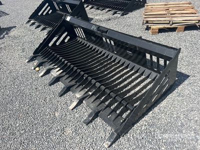 All-Star 84 in Rock Skid Steer Bucket (Unused)