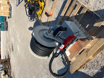 Metered 50 ft Diesel Fuel Reel with HD 12v Pump (Unused)