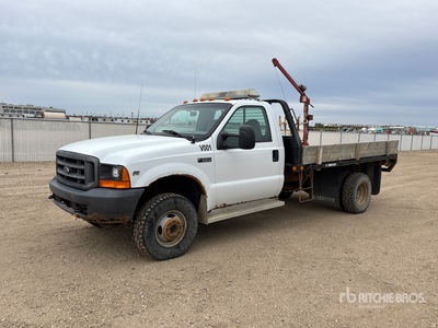 2001 Ford F-350 XL 4x4 Camion à Plateau