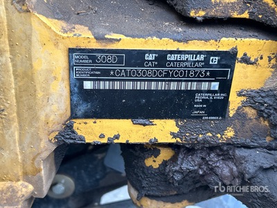 2011 Cat 308D Tracked Excavator