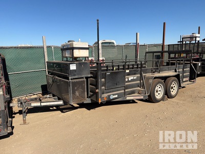 2017 Millerbilt 14 ft Equipment Trailer