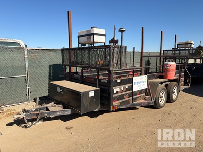 2012 Millerbilt 16 ft Equipment Trailer