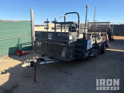 2017 Millerbilt 16 ft Equipment Trailer
