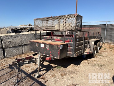 2008 Millerbilt 16 ft Equipment Trailer