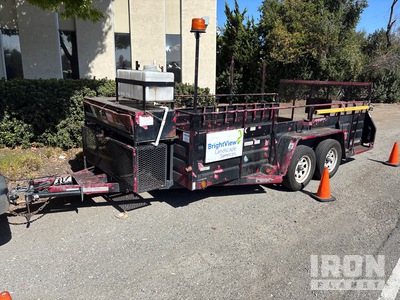 2014 Millerbilt 16 ft Equipment Trailer