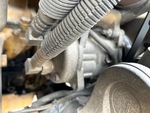 Engine with A/C Compressor