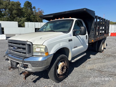 2003 Ford F-450 XL 4x2 8 ft pro plus plow in bed Camión Caja Abierta