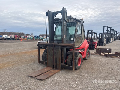 2012 Linde H80D 16000 lb Pneumatic Tire Wózek widłowy