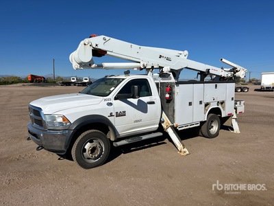 2013 Dur-A-Lift DPM47DU 47 ft on 2014 Ram 5500 4x4 Bucket Truck