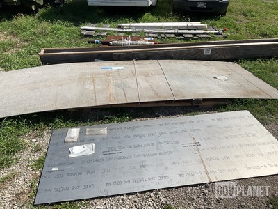 (2) Sheets of Metal, (52) Metal Bars & Assorted Items