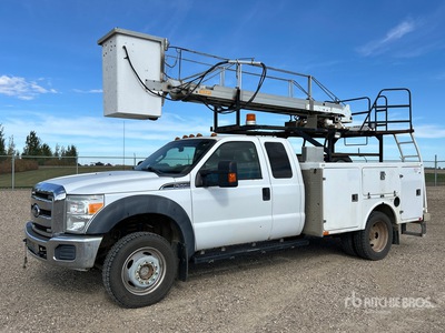 2001 Telelift TTS 20-5-GEN 31 ft on 2011 Ford F-550 XLT 4x4 Extended Cab Bucket Truck