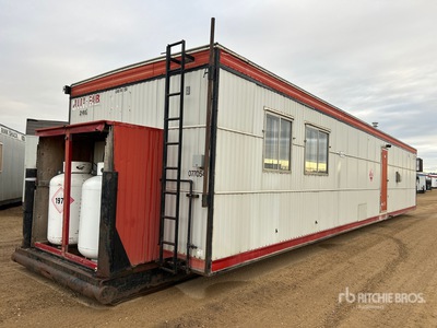1985 Alta-Fab 50 ft x 12 ft Skid-Mounted Site de puits