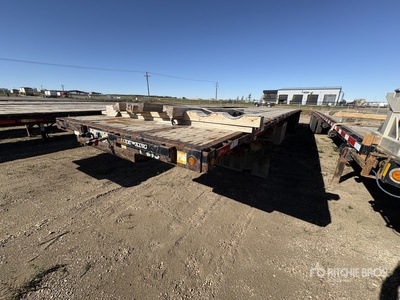 2014 Lode King 53 ft Tri/A مقطورة مسطحة