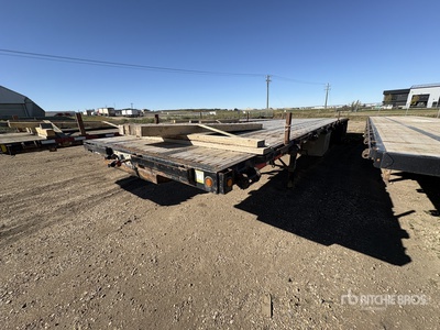 2013 Lode King 53 ft Tri/A مقطورة مسطحة
