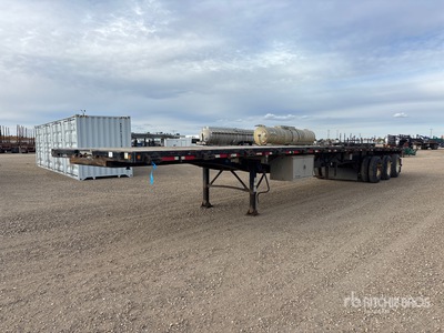 2013 Lode King 53 ft Tri/A مقطورة مسطحة