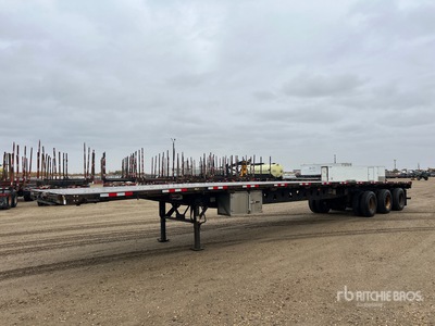 2014 Manac 53 ft Tri/A Flatbed Trailer