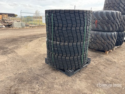 Quantity of (4) Beaver 17.5R25 Radial Tyres