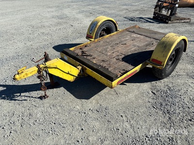 1988 Ubilt 8 ft S/A Tilt Deck Trailer