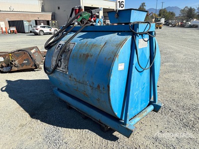 1800 L Skid Mounted Steel Diesel Gasoline Fuel Tank