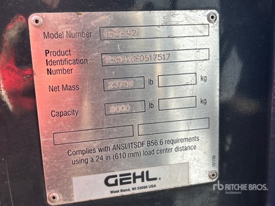 2014 Gehl RS8-42 Telehandler