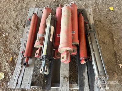 Quantity of (8) Assorted Hydraulic Cylinder بنود متنوعة - قطع المعدات