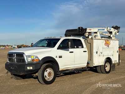 2011 Ram 5500 SLT 4x4 Crew Cab Service Truck