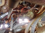 Engine with A/C Compressor