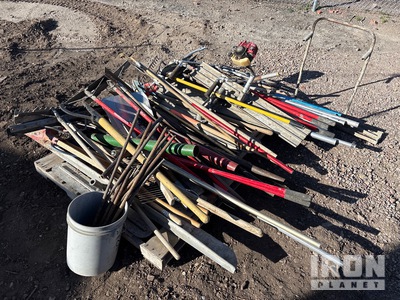 Quantity of (2) Pallets of Misc. Concrete Hand Tools