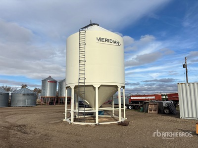 Quantity of (1610) Meridian +/- 90 t 3 Ring Smooth Wall Grain Bin
