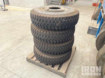 Quantity of (4) 12.00-20 Tyres w/ Wheels