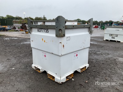 2016 Western Trans Cube 910 L Skid Mounted Steel Diesel Fuel Tank