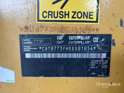 2009 Cat 773F Haul Truck