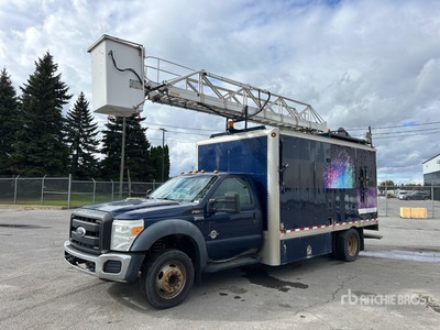 2011 Telelift TTS-40-5-GY 42 ft on 2012 Ford F-550 XL 4x2 Bucket Truck
