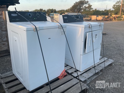(1) Maytag Clothes Washer & (1) Maytag Clothes Dryer