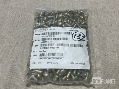 (500) Northrop Grumman MS20470AD6-9 Rivets